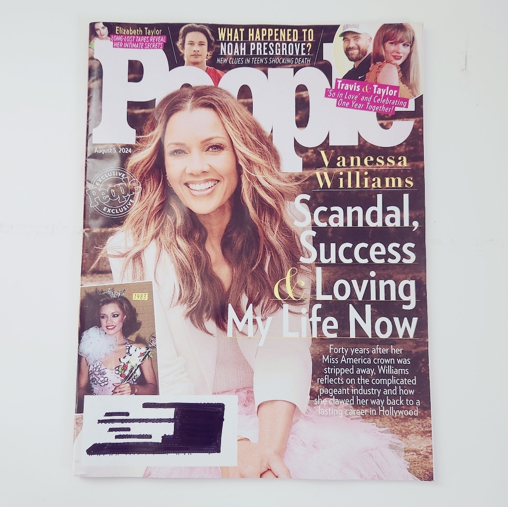 🍭7/$15 People Magazine August 2024 Vanessa Williams